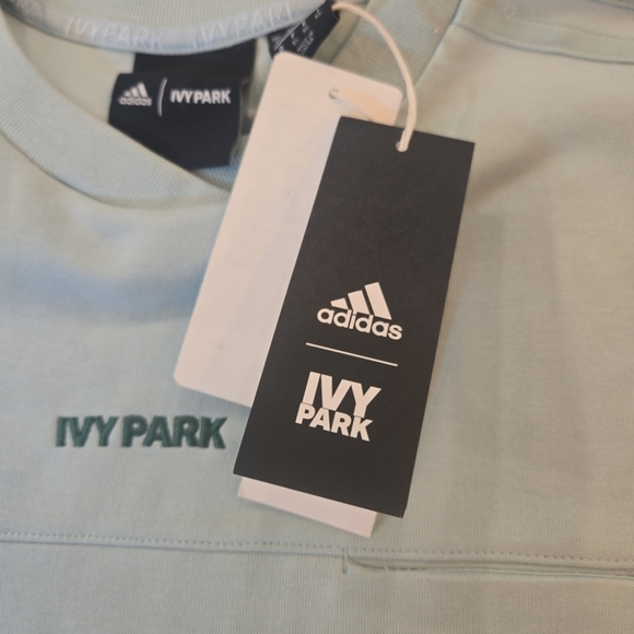 Ivy Park Adidas 4ALL UniteFit Unisex Green Embroidered Logo Sweatshirt XL - Picture 11 of 12